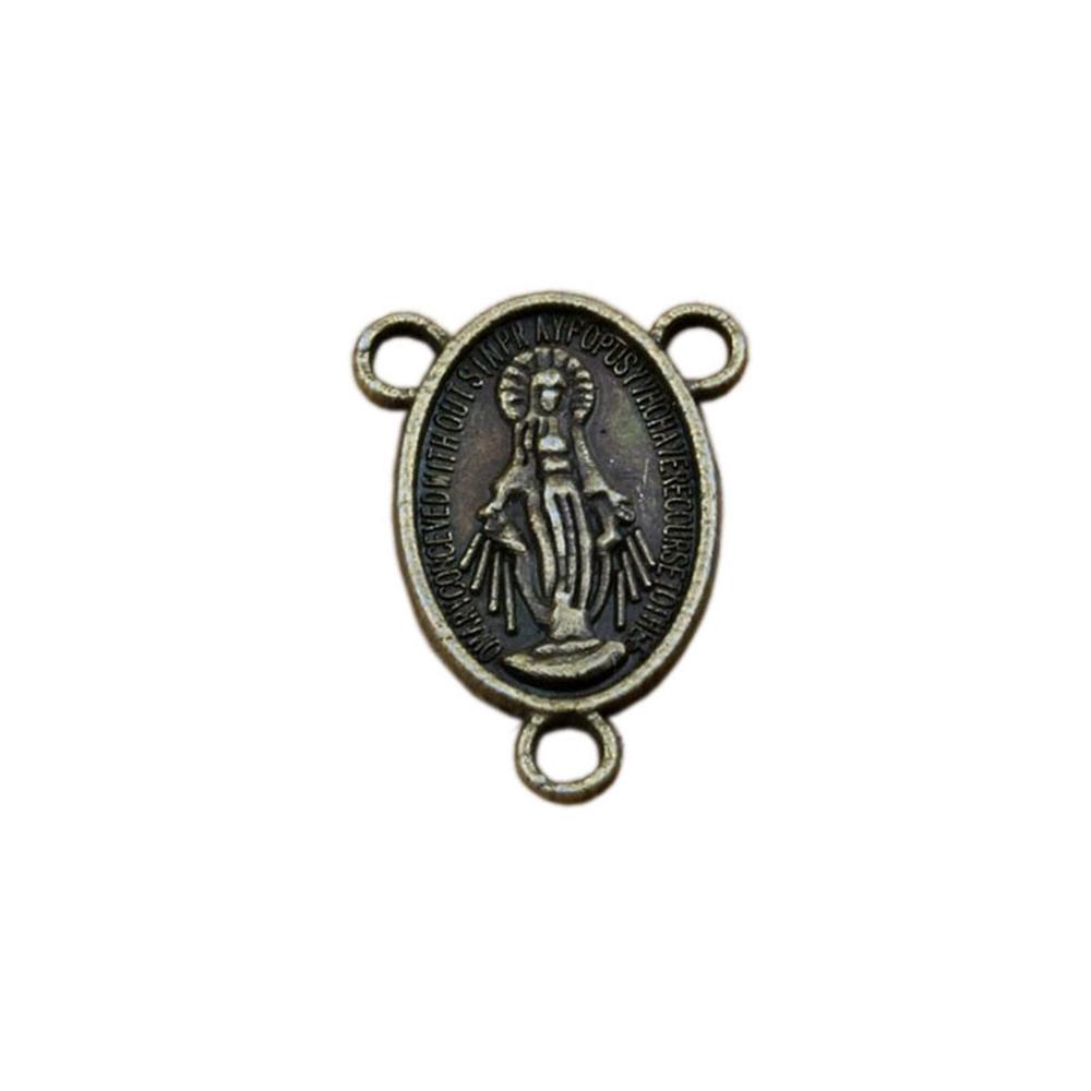 150Pcs Alloy Virgin Mary Triangular 3-Strand Charm Spacer End Connector For Jewelry Making Bracelet DIY Accessories 14x20mm F-61
150Pcs Alloy Virgin Mary Triangular 3-Strand Charm Spacer End Connector For Jewelry Making Bracelet DIY Accessories 14x20mm F-61