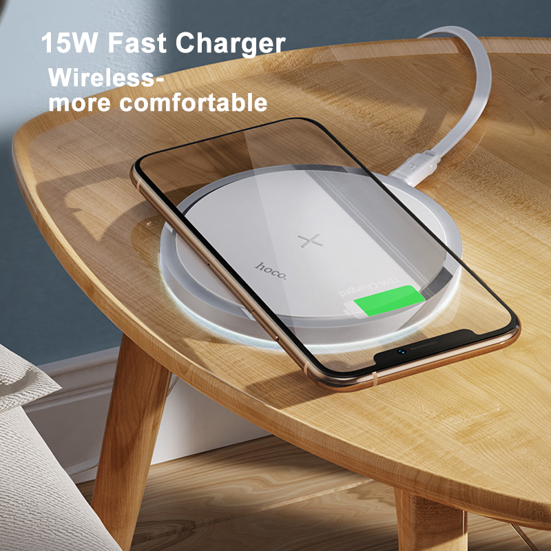 HOCO 15W Fast Wireless Charger qi Wireless Charging Pad For iPhone 12 11 Pro X Xs Max Xiaomi mi 10 Samsung S10 S20 Note 20
HOCO 15W Fast Wireless Charger qi Wireless Charging Pad For iPhone 12 11 Pro X Xs Max Xiaomi mi 10 Samsung S10 S20 Note 20
