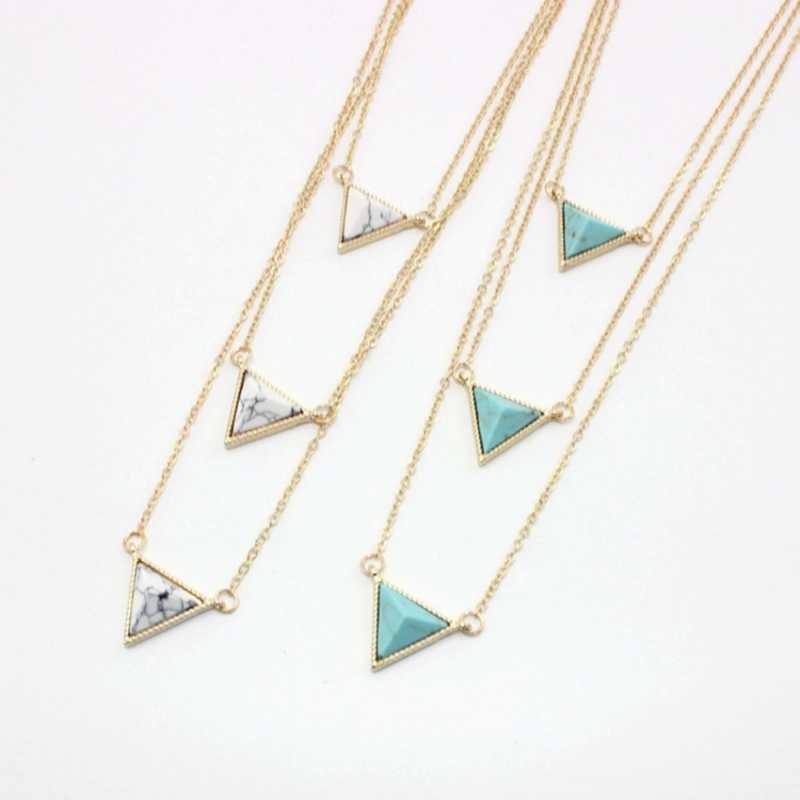 Light Yellow Gold Color Multi Layer Geometric Shape Pendant Link Chain Necklace White Howlite Stone Jewelry Necklaces
Light Yellow Gold Color Multi Layer Geometric Shape Pendant Link Chain Necklace White Howlite Stone Jewelry Necklaces