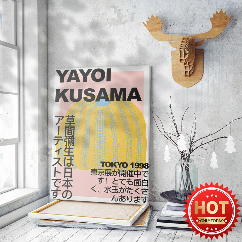 Paintings Japan Yayoi Kusama Classic Artworks Pumpkin Print Poster, Polka Dot Wall Picture, Tokyo Museum Exhition Mural
Paintings Japan Yayoi Kusama Classic Artworks Pumpkin Print Poster, Polka Dot Wall Picture, Tokyo Museum Exhition Mural
