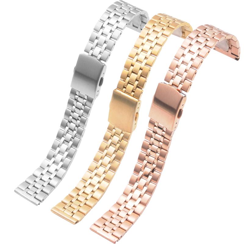 Watch Bands 10MM 12MM 14MM 16MM 18MM 20MM Stainless Steel Watchbands Women Metal Straps Silvery Golden Rose Gold
Watch Bands 10MM 12MM 14MM 16MM 18MM 20MM Stainless Steel Watchbands Women Metal Straps Silvery Golden Rose Gold