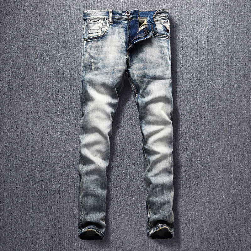 Italian Style Fashion Men Jeans High Quality Elastic Slim Fit Casual Denim Pants Homme Retro Wash Vintage Designer Long Trousers, Retro color
Italian Style Fashion Men Jeans High Quality Elastic Slim Fit Casual Denim Pants Homme Retro Wash Vintage Designer Long Trousers, Retro color