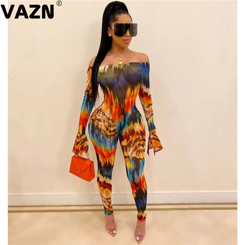 Women' Jumpsuits & Rompers VAZN Bohemian Style 2021 Spring Sexy Lady Pring Colors Long Jumpsuit Flare Full Sleeve Slash Neck Skinny Slim, Multi
Women' Jumpsuits & Rompers VAZN Bohemian Style 2021 Spring Sexy Lady Pring Colors Long Jumpsuit Flare Full Sleeve Slash Neck Skinny Slim, Multi