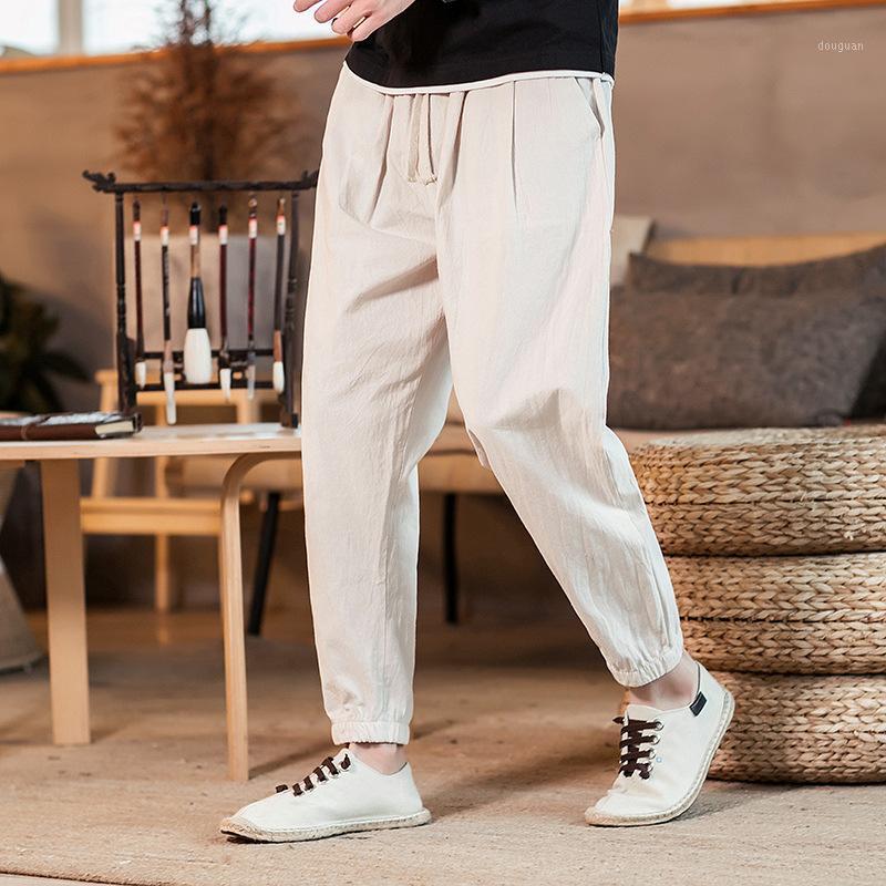 Men's Pants Cotton And Linen Loose Large Size Harem Solid Color Elastic Waist Tie 6 Colors For Choose Mens Joggers, Black
Men's Pants Cotton And Linen Loose Large Size Harem Solid Color Elastic Waist Tie 6 Colors For Choose Mens Joggers, Black