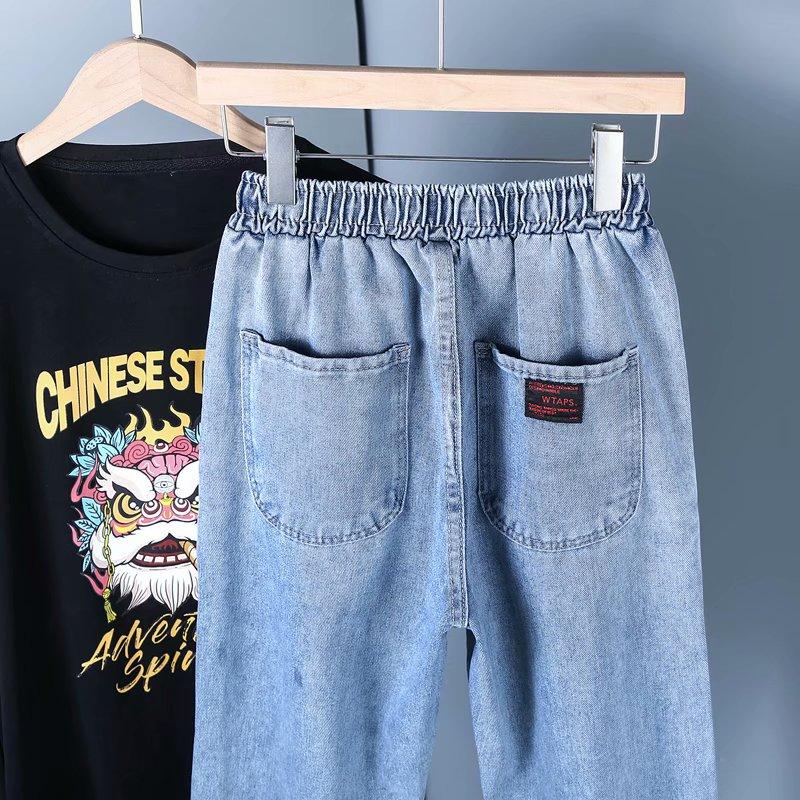 Fashion Men's Pants Korean Streetwear Joggers Men Trousers Cargo Casual Clothing Elastic Waist Size M-5XL