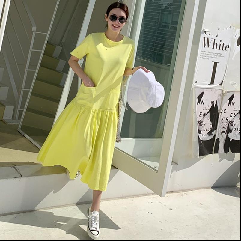 Summer Short sleeved Solid Women Dresses Color Cotton Korean Style Pluz Size Clothing, Black;gray
Summer Short sleeved Solid Women Dresses Color Cotton Korean Style Pluz Size Clothing, Black;gray