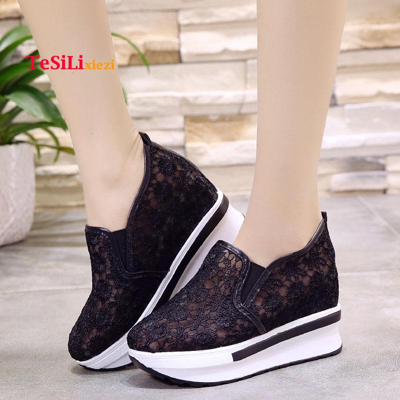 Dress Shoes 2021 Est High Heel Women's Casual Wedges Lady Sneakers Fashion Platform Breathable Increasing Slip On Footwear, Black
Dress Shoes 2021 Est High Heel Women's Casual Wedges Lady Sneakers Fashion Platform Breathable Increasing Slip On Footwear, Black