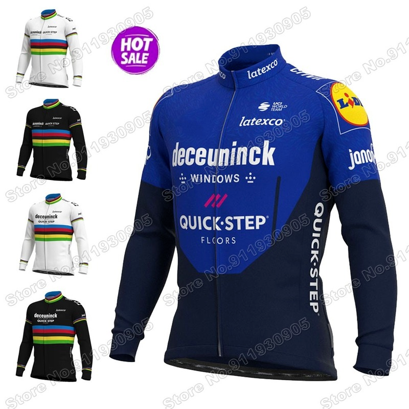 Quick Step 2021 Julian Alaphilippe Cycling Jersey Long Sleeve Clothing Race Road Bike Shirts Bicycle Tops MTB Uniform Ropa, Black
Quick Step 2021 Julian Alaphilippe Cycling Jersey Long Sleeve Clothing Race Road Bike Shirts Bicycle Tops MTB Uniform Ropa, Black