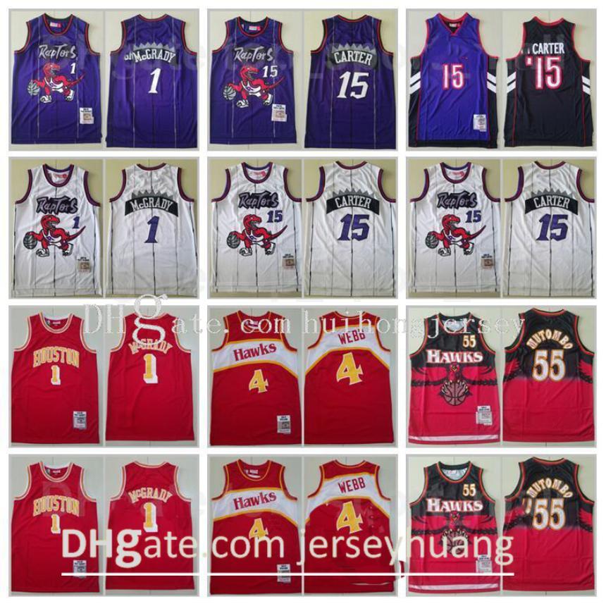 New Men Basketball Jersey Mitchell and Ness Vince Carter Jersey 15 Tracy McGrady 55 Spud Webb 4 Vintage 1 Dikembe Mutombo, Black;red
New Men Basketball Jersey Mitchell and Ness Vince Carter Jersey 15 Tracy McGrady 55 Spud Webb 4 Vintage 1 Dikembe Mutombo, Black;red