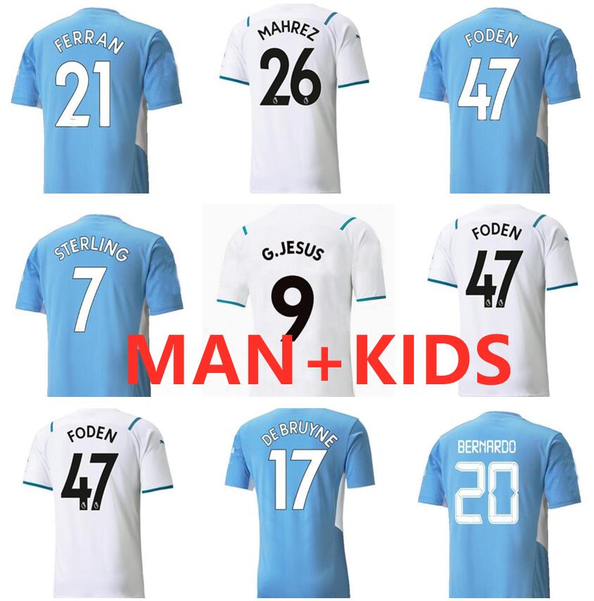 Man kids Kit Manchester DE BRUYNE Soccer Jerseys 2021 22 STERLING G. JESUS CITY FODEN STONES Football Shirt BERNARDO RODRIGO FERRAN MAHREZ RÚBEN GREALISH Maillots Foot, Gold
Man kids Kit Manchester DE BRUYNE Soccer Jerseys 2021 22 STERLING G. JESUS CITY FODEN STONES Football Shirt BERNARDO RODRIGO FERRAN MAHREZ RÚBEN GREALISH Maillots Foot, Gold