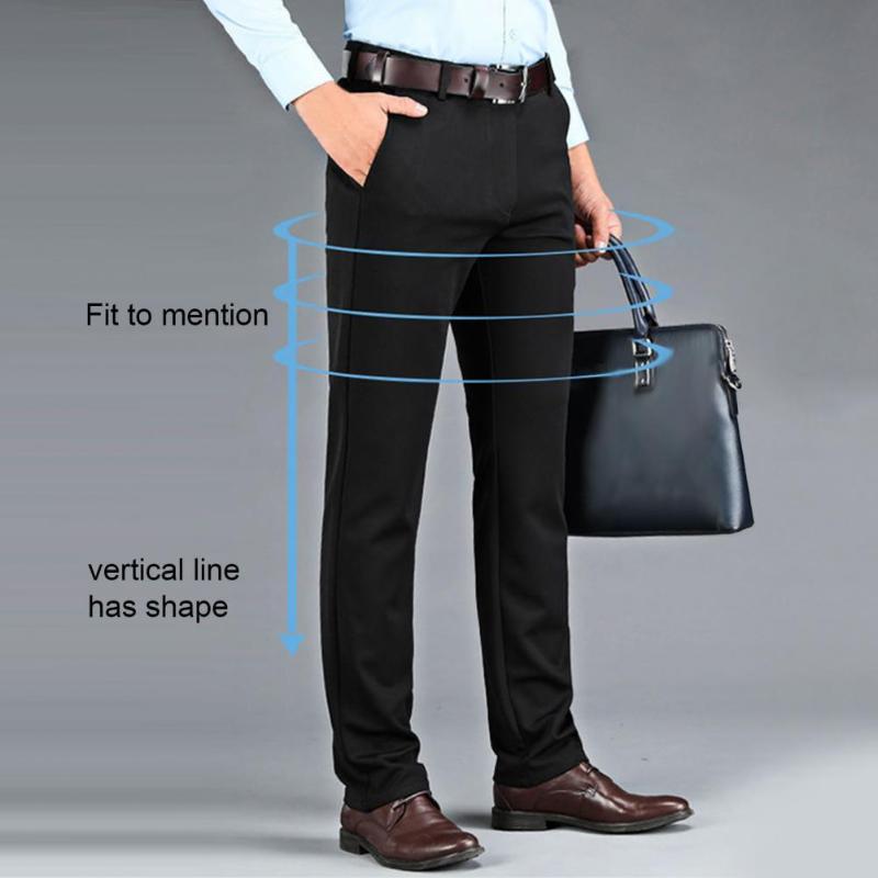 Men's Suits & Blazers Comfy Solid Color Mid Waist Father Pants Men Straight For Office, Navy blue
Men's Suits & Blazers Comfy Solid Color Mid Waist Father Pants Men Straight For Office, Navy blue