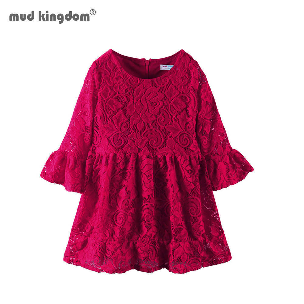 Mudkingdom Little Girl Dress Flared Long Sleeve Lace Fashion A-line Autumn Kids Clothes 210615, Black
Mudkingdom Little Girl Dress Flared Long Sleeve Lace Fashion A-line Autumn Kids Clothes 210615, Black