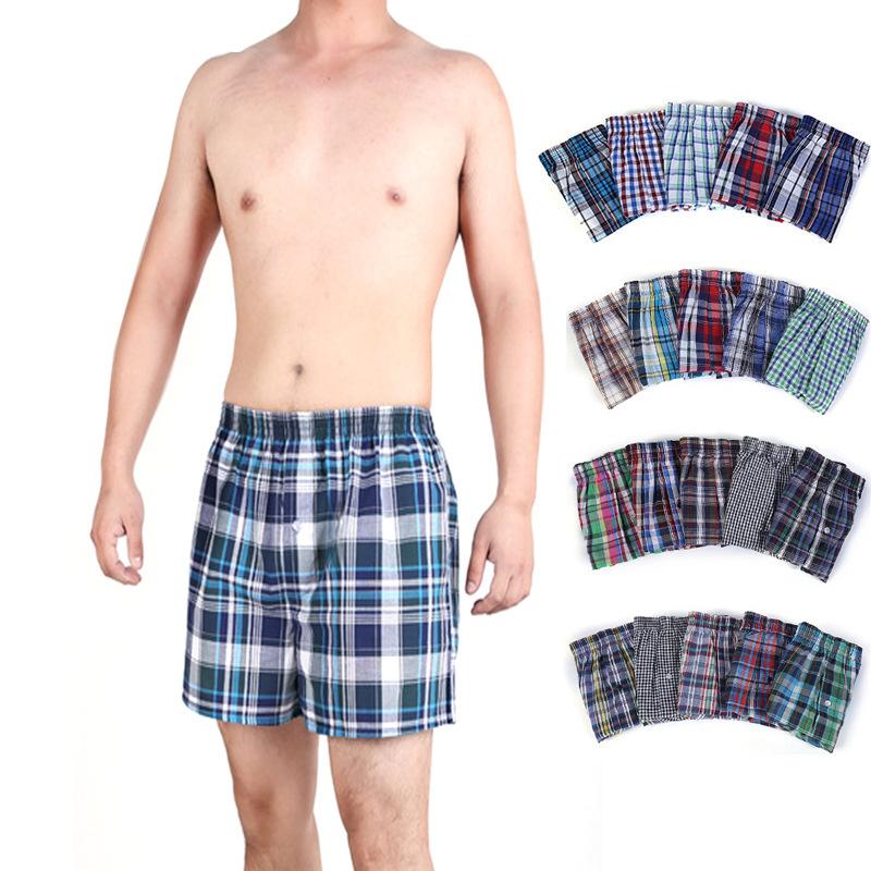 Underpants 5pcs/Lot MEN Loose Shorts Men's Panties Cotton Boxer Male Plus Large Big Size Comfortable Soft Plaid Under Wear Sexy, Black;white
Underpants 5pcs/Lot MEN Loose Shorts Men's Panties Cotton Boxer Male Plus Large Big Size Comfortable Soft Plaid Under Wear Sexy, Black;white