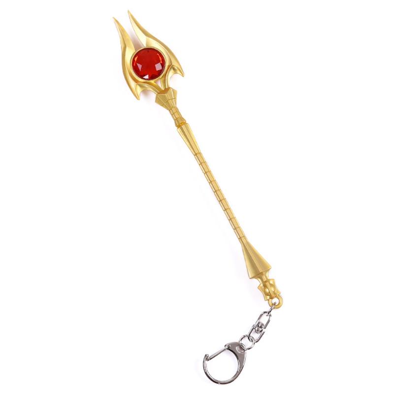 Keychains Bsarai The Deathsinger Karthus 16cm/6.3'' Sickle Staff Model Key Chain/Ring
Keychains Bsarai The Deathsinger Karthus 16cm/6.3'' Sickle Staff Model Key Chain/Ring