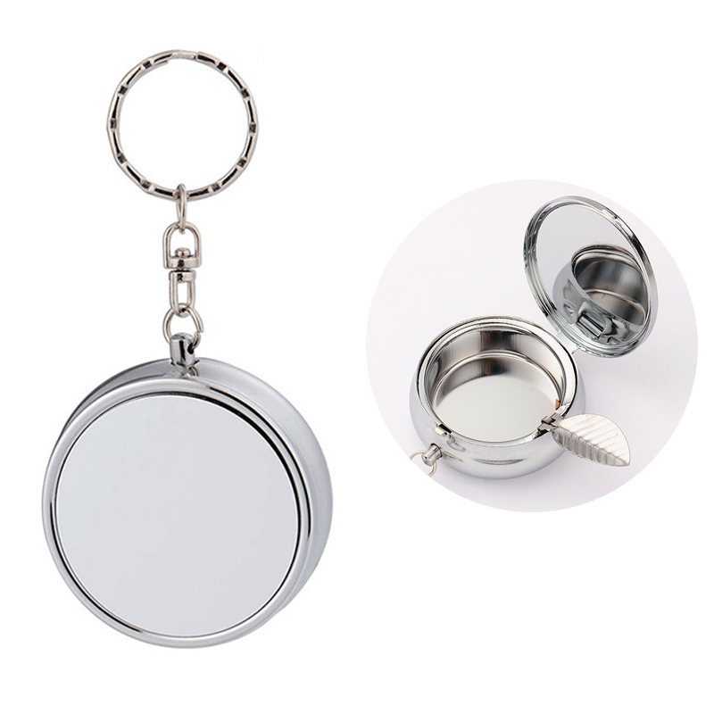 Creative Heat Transfer Ashtrays Keychain Pendant Outdoor Portable Ashtray Sublimation Blank Keychains DIY Gift Free DHL
Creative Heat Transfer Ashtrays Keychain Pendant Outdoor Portable Ashtray Sublimation Blank Keychains DIY Gift Free DHL