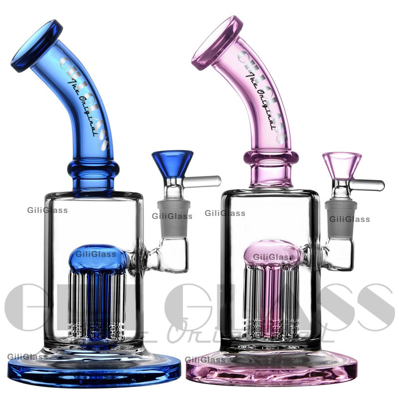 Heavy glass bong water pipe 8 tree arms perc 60mm tube colorful bongs oil dab rig rigs heady glass pipes bubbler pink blue green Hookahs
Heavy glass bong water pipe 8 tree arms perc 60mm tube colorful bongs oil dab rig rigs heady glass pipes bubbler pink blue green Hookahs