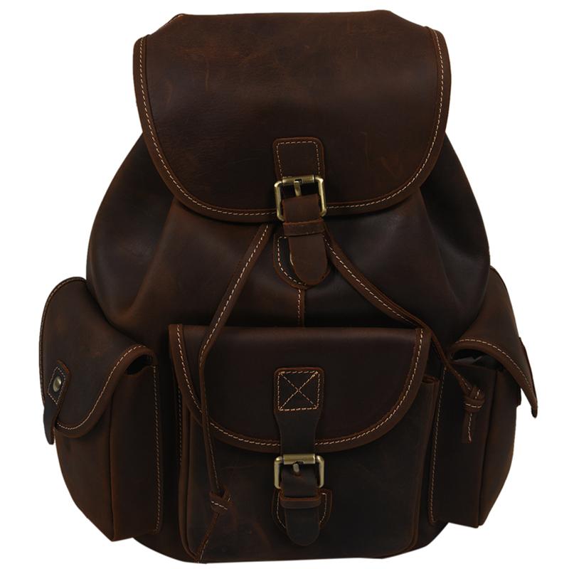 Backpack BAOERSEN First Layer Knapsack Male Computer Bag School Bags Vintage Leather Rucksack Men, Photo color
Backpack BAOERSEN First Layer Knapsack Male Computer Bag School Bags Vintage Leather Rucksack Men, Photo color