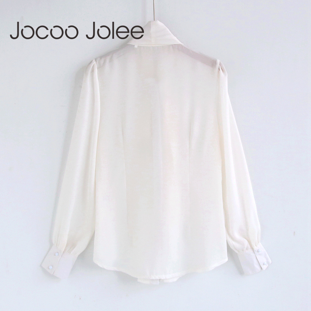 Fashion Chiffon Women Blouse Long Sleeve Casual Bow Tie Deep V Neck Lace Up Tops Shirt Feminine kimono 210428