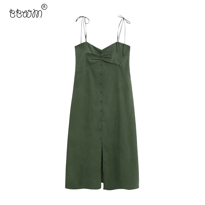 Women Elegant Fashion Front Open Buttons Long Dress Fashion Sexy Strapless Straps Dresses Female Chic Vestidos 210520, As picture
Women Elegant Fashion Front Open Buttons Long Dress Fashion Sexy Strapless Straps Dresses Female Chic Vestidos 210520, As picture