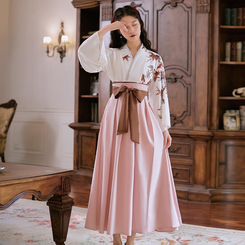 Ethnic Clothing Fashion Women Chinese Style Print Hanfu Japanese Kimono Party Vintage Dress Female Ancient Fairy Robe Skirts Oriental
Ethnic Clothing Fashion Women Chinese Style Print Hanfu Japanese Kimono Party Vintage Dress Female Ancient Fairy Robe Skirts Oriental