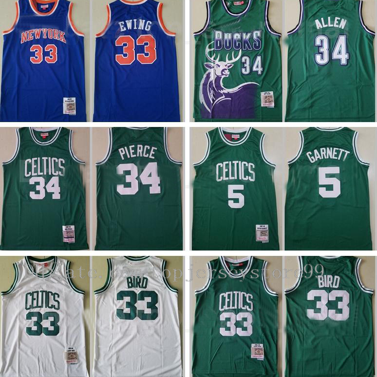 Top Mitchell and Ness Basketball Paul Pierce Jersey Kevin Garnett 5 Larry Bird 33 Patrick Ewing Ray Allen 34 Vintage Green Blue White Team, 5 green
Top Mitchell and Ness Basketball Paul Pierce Jersey Kevin Garnett 5 Larry Bird 33 Patrick Ewing Ray Allen 34 Vintage Green Blue White Team, 5 green