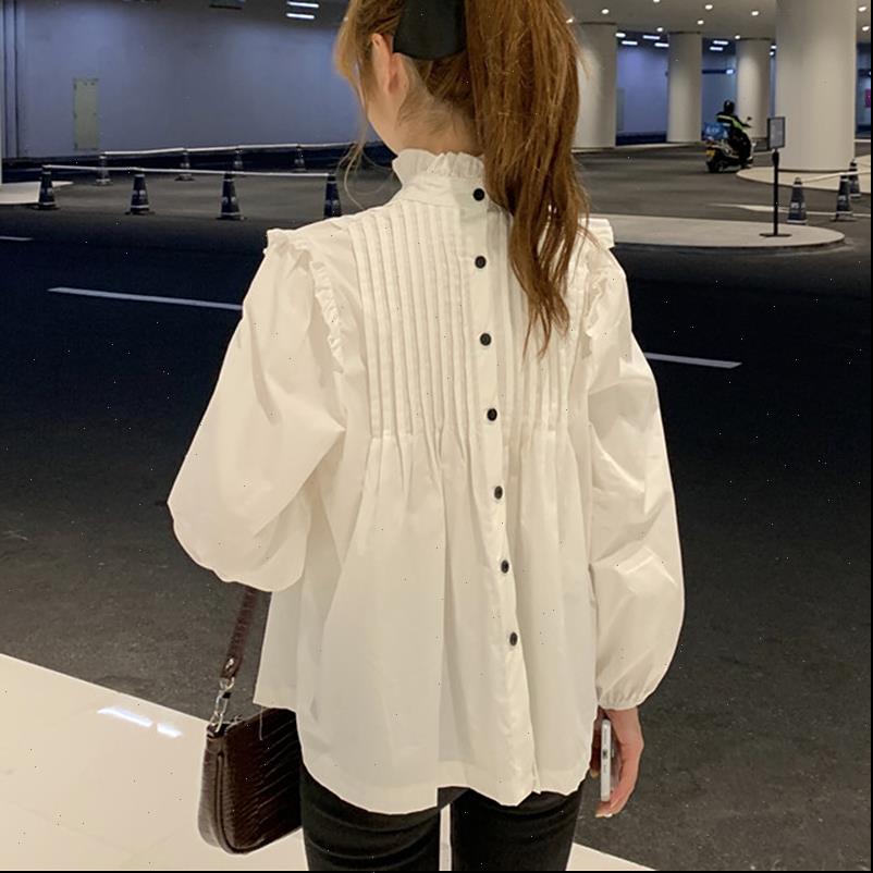 korean white long sleeve back womens blouses button plus size pleated spring autumn blusas mujer
korean white long sleeve back womens blouses button plus size pleated spring autumn blusas mujer