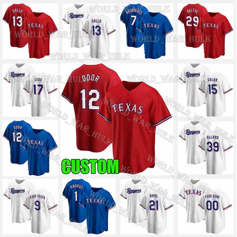 15 Nick Solak Jersey 12 Rougned Odor Joey Gallo Rangers 7 Ivan Rodriguez 11 Ronald Guzman 5 Willie Calhoun Elvis Andrus Texas Custom, Custom 2021 new cool base(youqibing)
15 Nick Solak Jersey 12 Rougned Odor Joey Gallo Rangers 7 Ivan Rodriguez 11 Ronald Guzman 5 Willie Calhoun Elvis Andrus Texas Custom, Custom 2021 new cool base(youqibing)