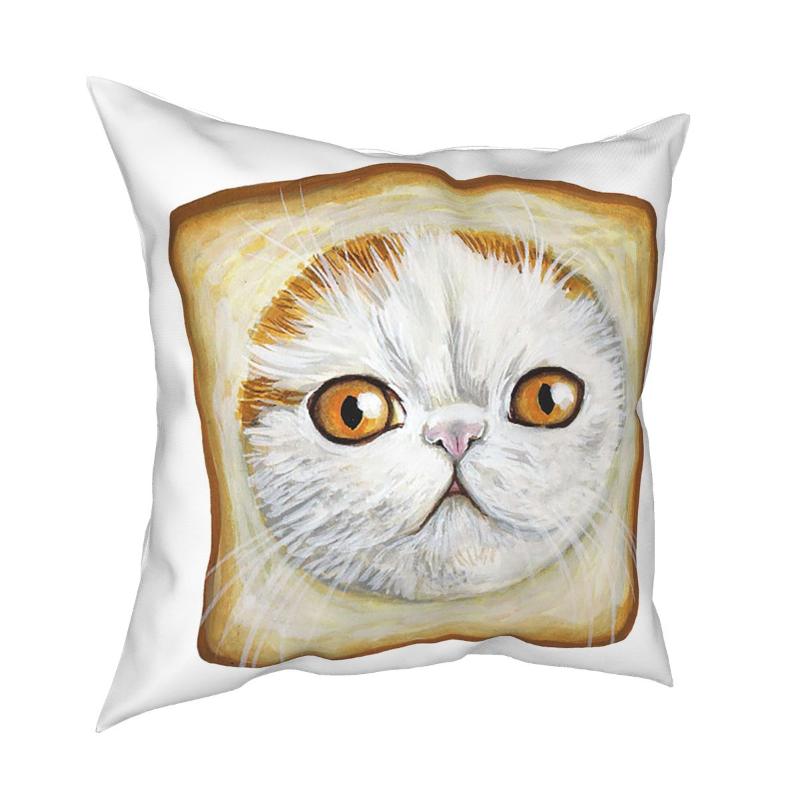 French Toast Cute Cat Pillow Case Home Decor Cushions Throw For Car Polyester Double-sided Printing Casual Cushion/Decorative
French Toast Cute Cat Pillow Case Home Decor Cushions Throw For Car Polyester Double-sided Printing Casual Cushion/Decorative