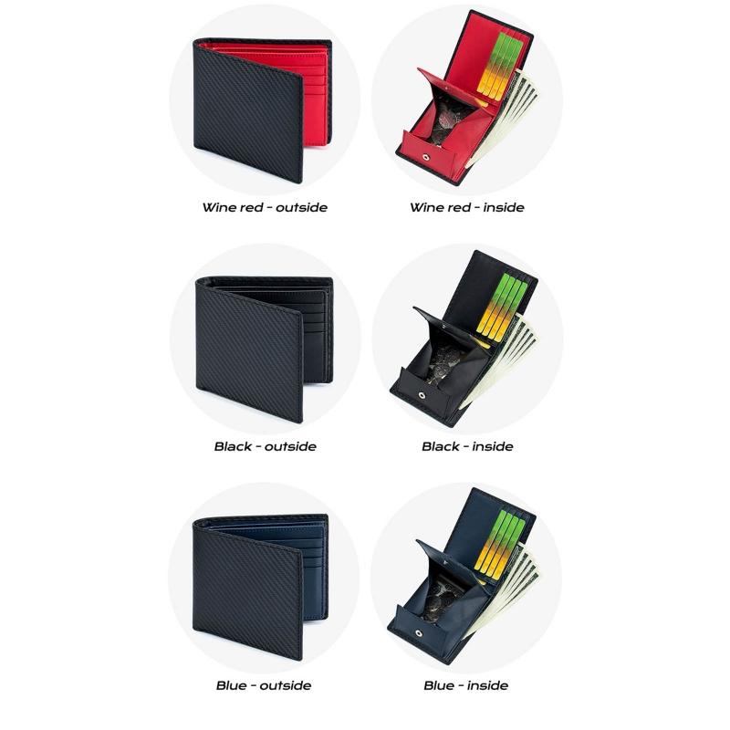 Wallets Carbon Fiber Pattern Bifold Short Wallet Vintage Men PU Leather Multi-slots ID Card Holder Business Purse Coin Pocket, Red;black
Wallets Carbon Fiber Pattern Bifold Short Wallet Vintage Men PU Leather Multi-slots ID Card Holder Business Purse Coin Pocket, Red;black