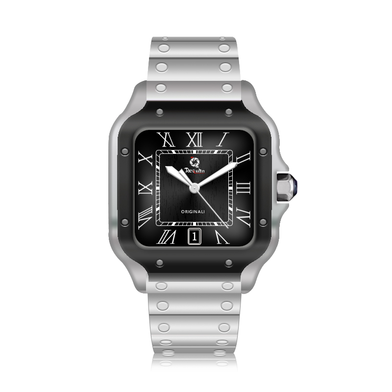 Men's Automatic Mechanical Watch REQUIN Santo Silver White Stainless Steel Strap WSSA Black Three-Hand Calendar Sapphire Dial Fashion Casual 100XL brand, Multi-color
Men's Automatic Mechanical Watch REQUIN Santo Silver White Stainless Steel Strap WSSA Black Three-Hand Calendar Sapphire Dial Fashion Casual 100XL brand, Multi-color