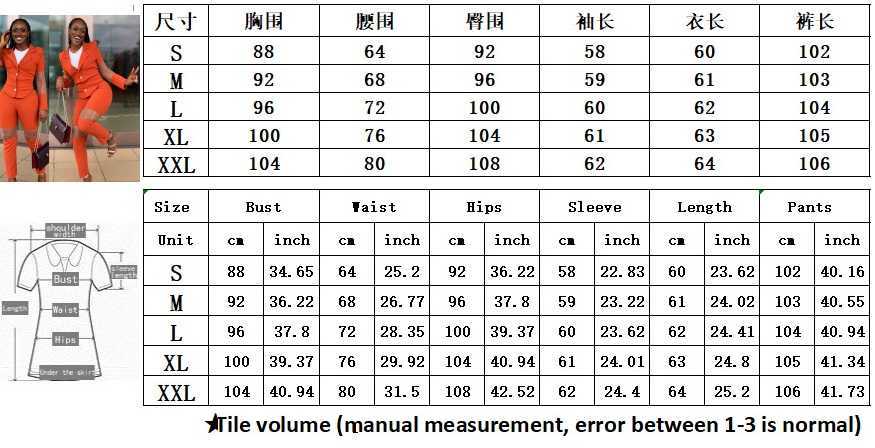 Fashion Women Suits Office Sets Elegant Turn Down Neck Long Sleeve Blazer Patchwork Pant Lady Set 210930