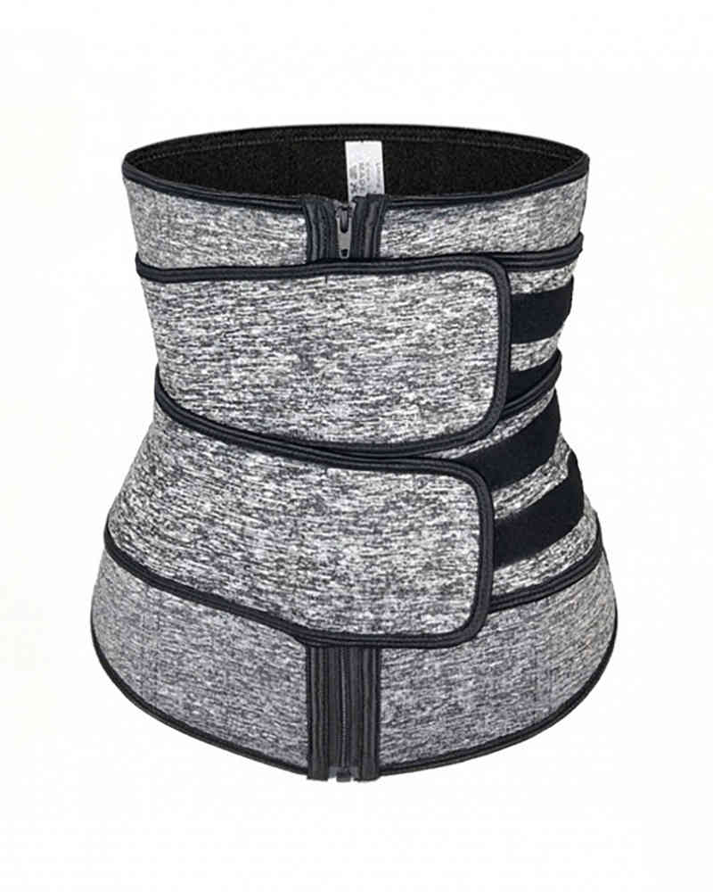 New Plus Size Waist Trainer Slimming Belt Body Shaper For Women Tummy Modeling Strap Corset Waist Cincher Sport Trimmer Girdle 210415