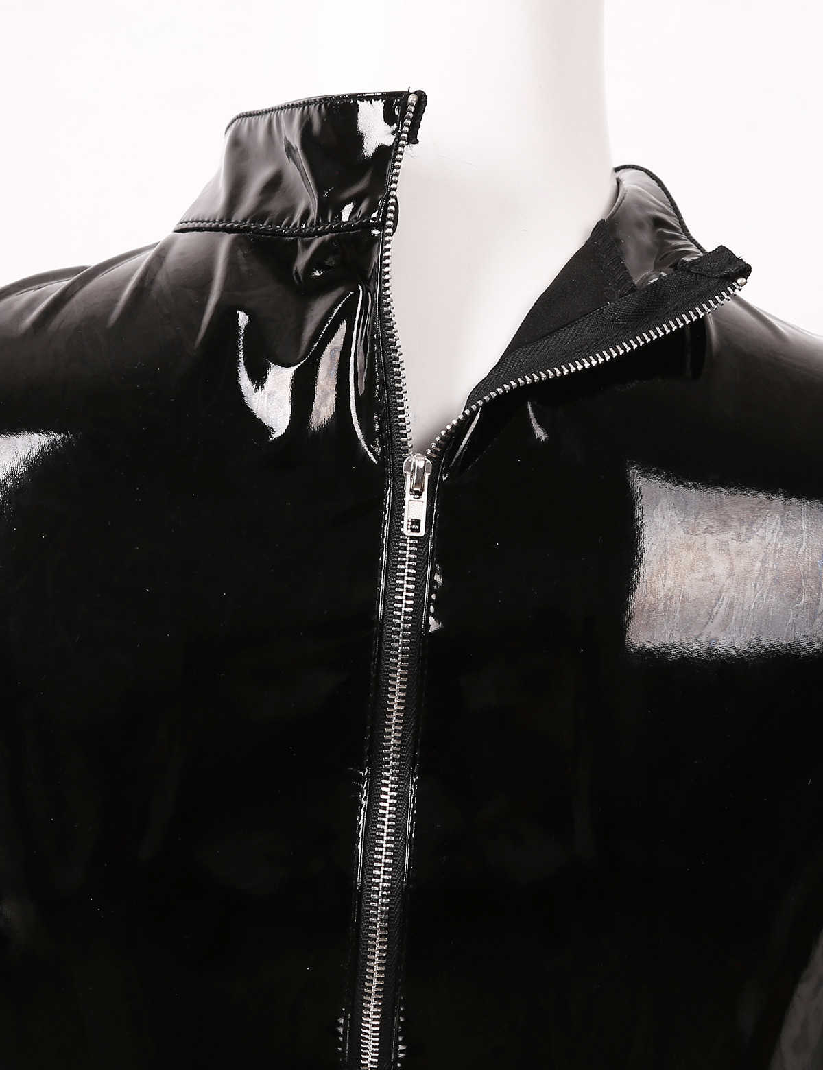 Womens Ladies Fashion Wetlook Patent Leather Front Hollow Out Lace up Bodycon Mini Dress for Cocktail Party Clubwear 210623