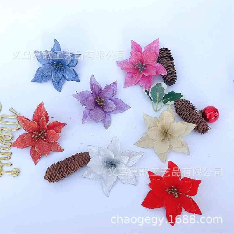 decorations 13cm three layer gold powder edge Christmas christmas tree wreath accessories simulation flower
decorations 13cm three layer gold powder edge Christmas christmas tree wreath accessories simulation flower