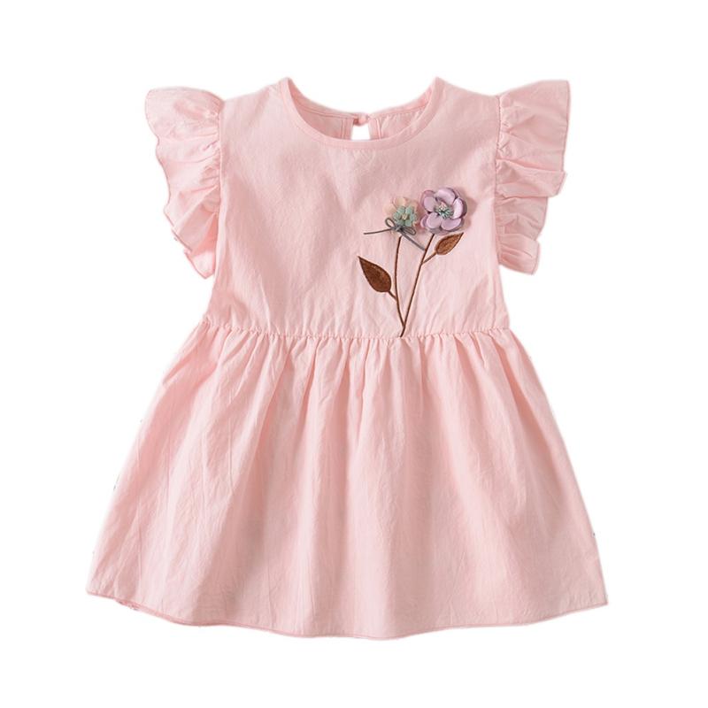 Girl's Dresses Summer Casual Baby Girls Short Sleeve Dress With Flower Design Kids Toddler Pageant Princess Sundress, Orange
Girl's Dresses Summer Casual Baby Girls Short Sleeve Dress With Flower Design Kids Toddler Pageant Princess Sundress, Orange