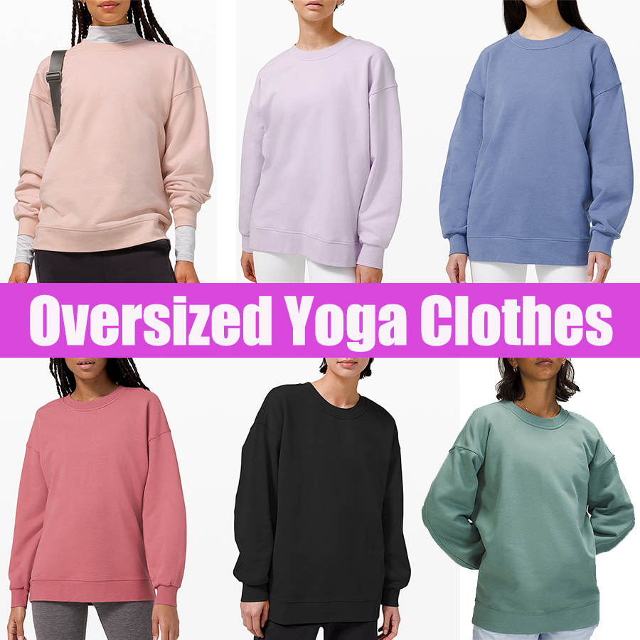 Solid Yoga Outfits clothes perfect oversized LU- 83 autumn womens designers hoodies sweater sports round long sleeve casual loose Training Sweatshirts Plus Size, Pink
Solid Yoga Outfits clothes perfect oversized LU- 83 autumn womens designers hoodies sweater sports round long sleeve casual loose Training Sweatshirts Plus Size, Pink