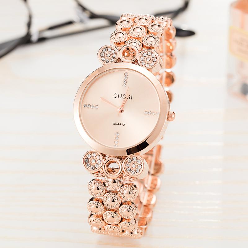 Wristwatches 2021 Women's Fashion Alloy Watch Atmosphere Diamond Dial Leisure, Gold
Wristwatches 2021 Women's Fashion Alloy Watch Atmosphere Diamond Dial Leisure, Gold