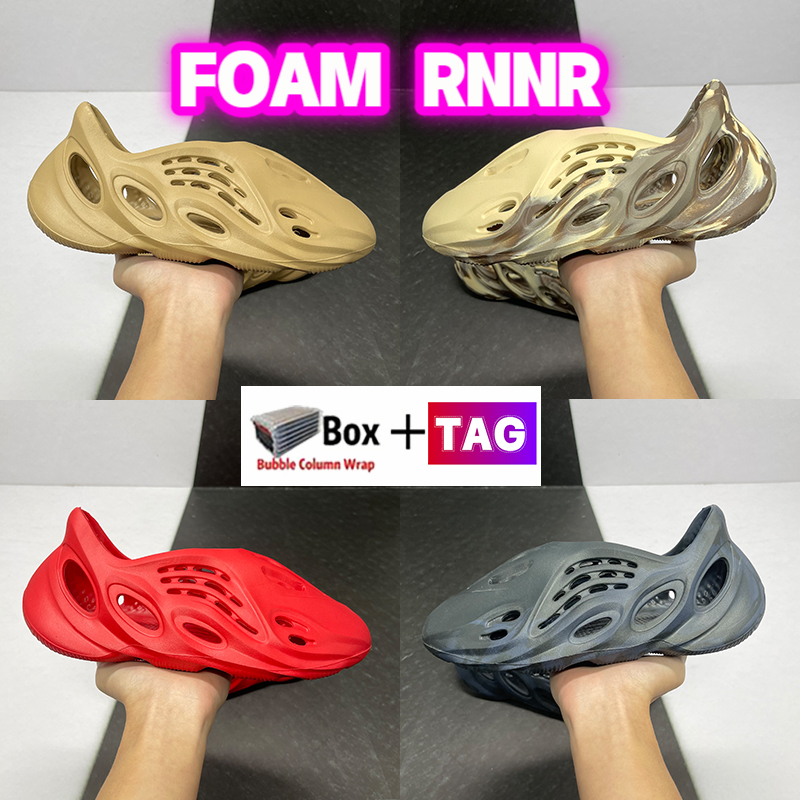 Fashion Sandals Foam RNNR with box Ochre MX Cream Clay Moon Grey Vermillion men Shoes Sandal Mineral Blue Sand Triple Black Ararat women slides Sneakers Trainers, #10- bubble wrap packaging
Fashion Sandals Foam RNNR with box Ochre MX Cream Clay Moon Grey Vermillion men Shoes Sandal Mineral Blue Sand Triple Black Ararat women slides Sneakers Trainers, #10- bubble wrap packaging