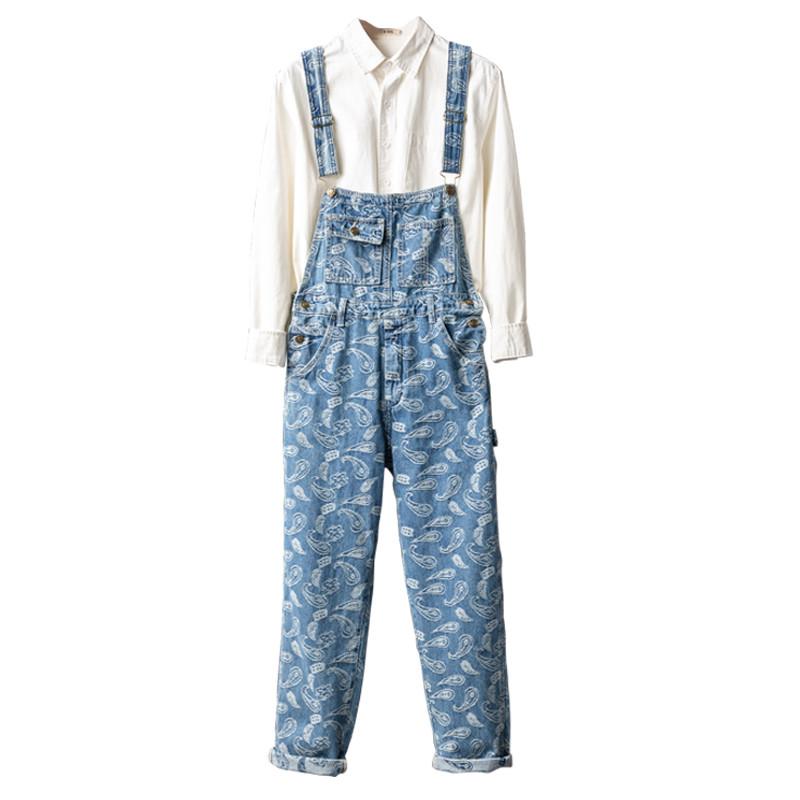 Men' Jeans Fashion Oversized Hip Hop Denim Bib Overalls With Flower Embroidery Hi Street Floral Jumpsuits Suspender Pants, Blue
Men' Jeans Fashion Oversized Hip Hop Denim Bib Overalls With Flower Embroidery Hi Street Floral Jumpsuits Suspender Pants, Blue