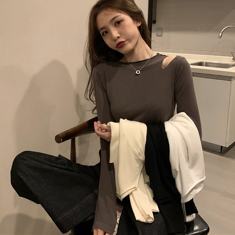 Women's Sweaters Shintimes Thin Korean Fashion Sexy Slim Hole Sweater Women Long Sleeve Fall Tops Knitted Pullover Woman Clothes Pull Femme, White
Women's Sweaters Shintimes Thin Korean Fashion Sexy Slim Hole Sweater Women Long Sleeve Fall Tops Knitted Pullover Woman Clothes Pull Femme, White