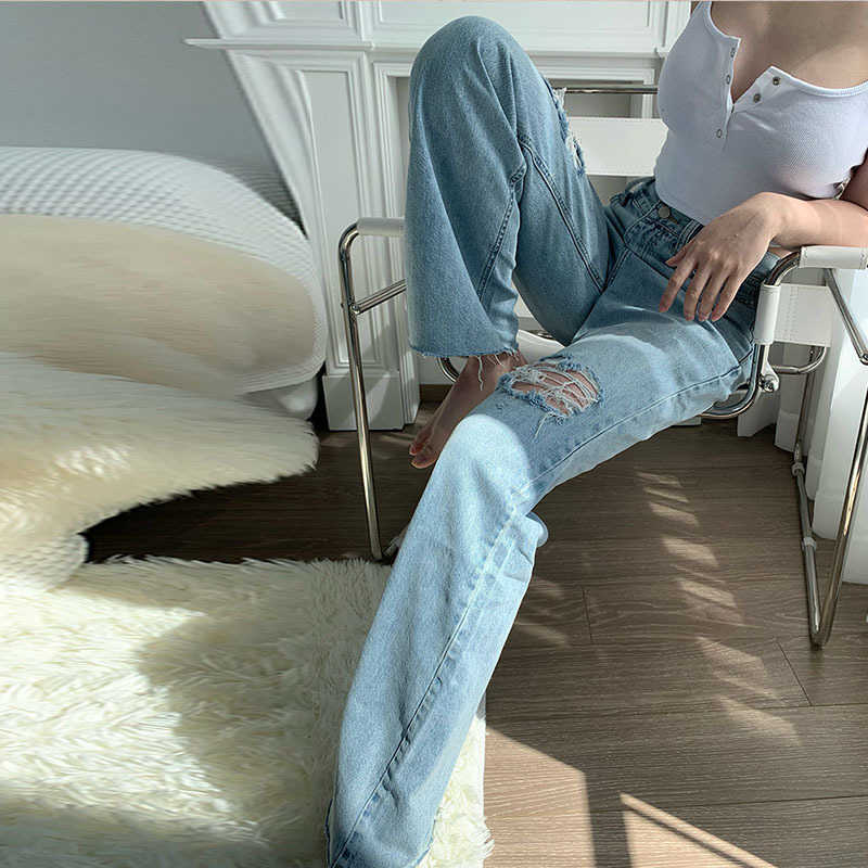WOMENGAGA Giant Show Leg Long Hole Wide Pant's High Waist Thin Beggar Jeans Trousers Korean 45ML 210603, Ashes
WOMENGAGA Giant Show Leg Long Hole Wide Pant's High Waist Thin Beggar Jeans Trousers Korean 45ML 210603, Ashes