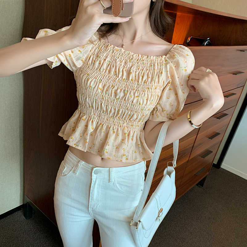 Korean Women' Shirt Chiffon Blouses for Women Short Sleeve Waist Down Female Top Slash Neck Blouse Woman 210604, Picture color
Korean Women' Shirt Chiffon Blouses for Women Short Sleeve Waist Down Female Top Slash Neck Blouse Woman 210604, Picture color