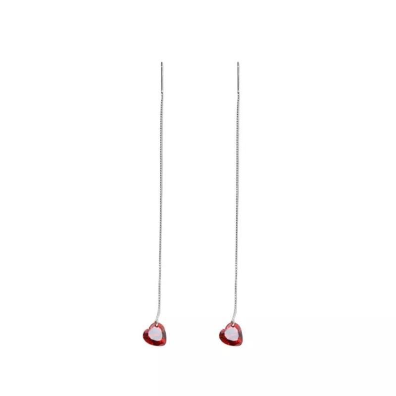 Dangle & Chandelier ZEMIOR 925 Sterling Silver Long Tassel Drop Earrings For Women Cute Heart Cubic Zirconia Earring Valentine's Day Gift Je
Dangle & Chandelier ZEMIOR 925 Sterling Silver Long Tassel Drop Earrings For Women Cute Heart Cubic Zirconia Earring Valentine's Day Gift Je