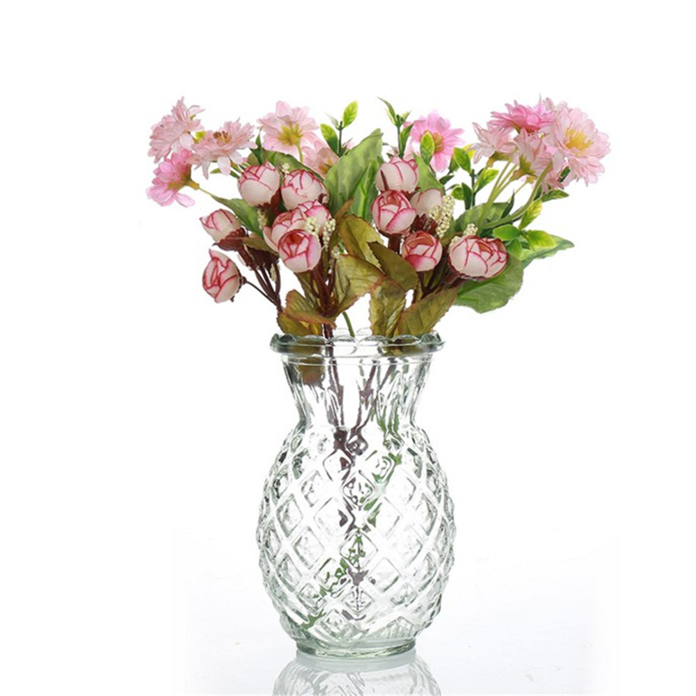 1 pc Transparent gass bud vase pineappe vase for weddings events decorating arrangements fowers Fowers Not Incuded
1 pc Transparent gass bud vase pineappe vase for weddings events decorating arrangements fowers Fowers Not Incuded