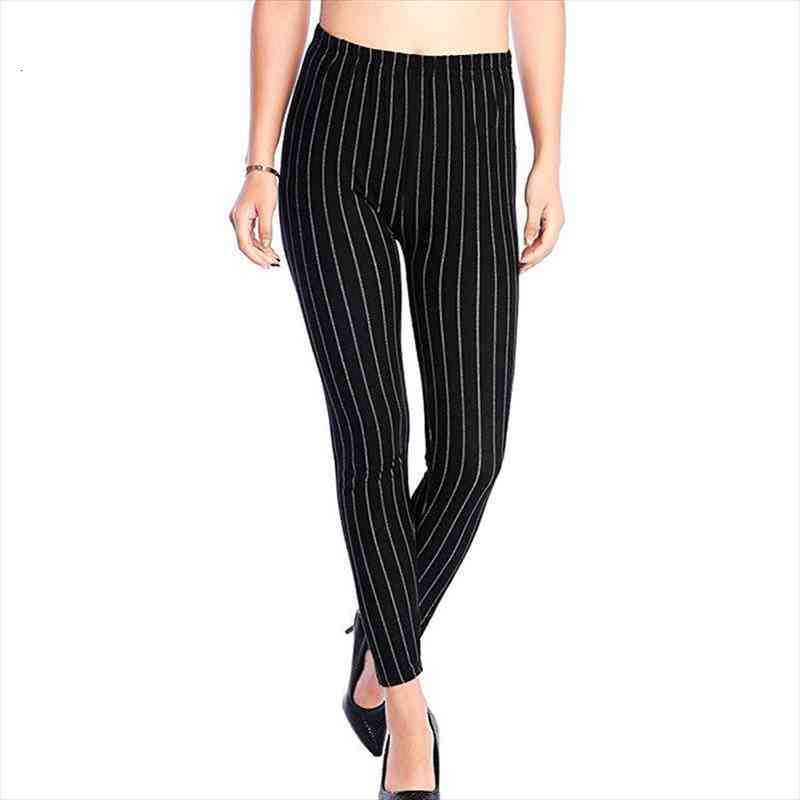 Woman Fitness Leggings Elastic Workout Slim Pants Stripe Printing Pattern Trousers Stitching High Waist Bottom, Black
Woman Fitness Leggings Elastic Workout Slim Pants Stripe Printing Pattern Trousers Stitching High Waist Bottom, Black