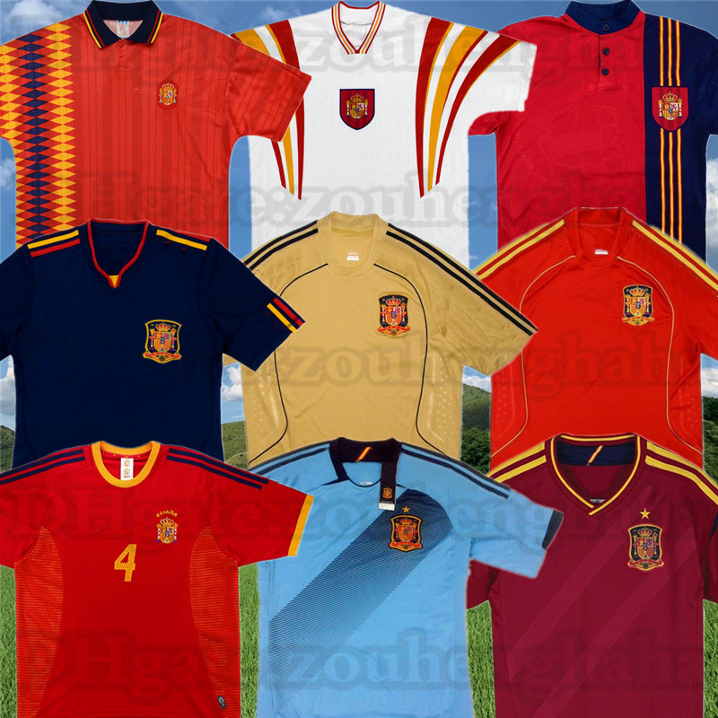 Retro Spain A. INIESTA Classic Soccer Jersey 1994 1996 2002 2008 2010 2012 DAVID VILLA RAUL TORRES XAVI HIERRO RAMOS Ancient Football Shirt
Retro Spain A. INIESTA Classic Soccer Jersey 1994 1996 2002 2008 2010 2012 DAVID VILLA RAUL TORRES XAVI HIERRO RAMOS Ancient Football Shirt
