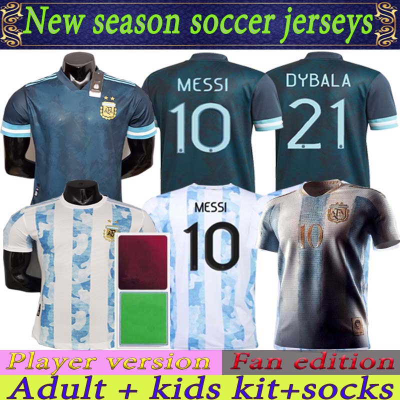 Player Fans Version Argentina Soccer Jersey 20 21 Copa America Home Away Football Shirts 2021 MESSI DYBALA LO CELSO National Team MARADONA Men + Kids kit uniforms, Fan edition woman
Player Fans Version Argentina Soccer Jersey 20 21 Copa America Home Away Football Shirts 2021 MESSI DYBALA LO CELSO National Team MARADONA Men + Kids kit uniforms, Fan edition woman