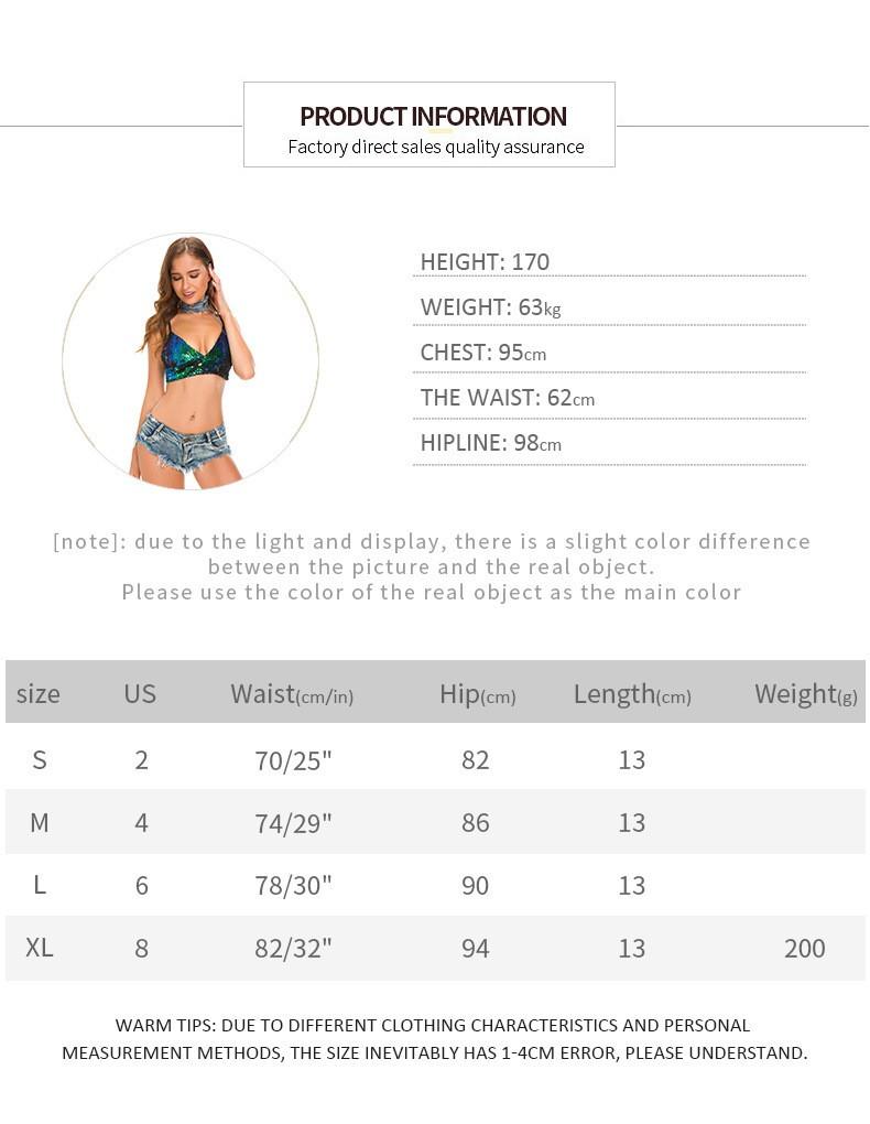 Women's Shorts Summer Women Denim Sexy High Waist Ripped Fashion Stretch Jeans Minipants Trendy Skinny