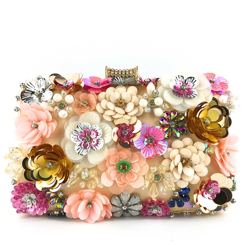 Dinner Straight Bag Women's Color Bead Piece Wer String Temperament Cheongsam