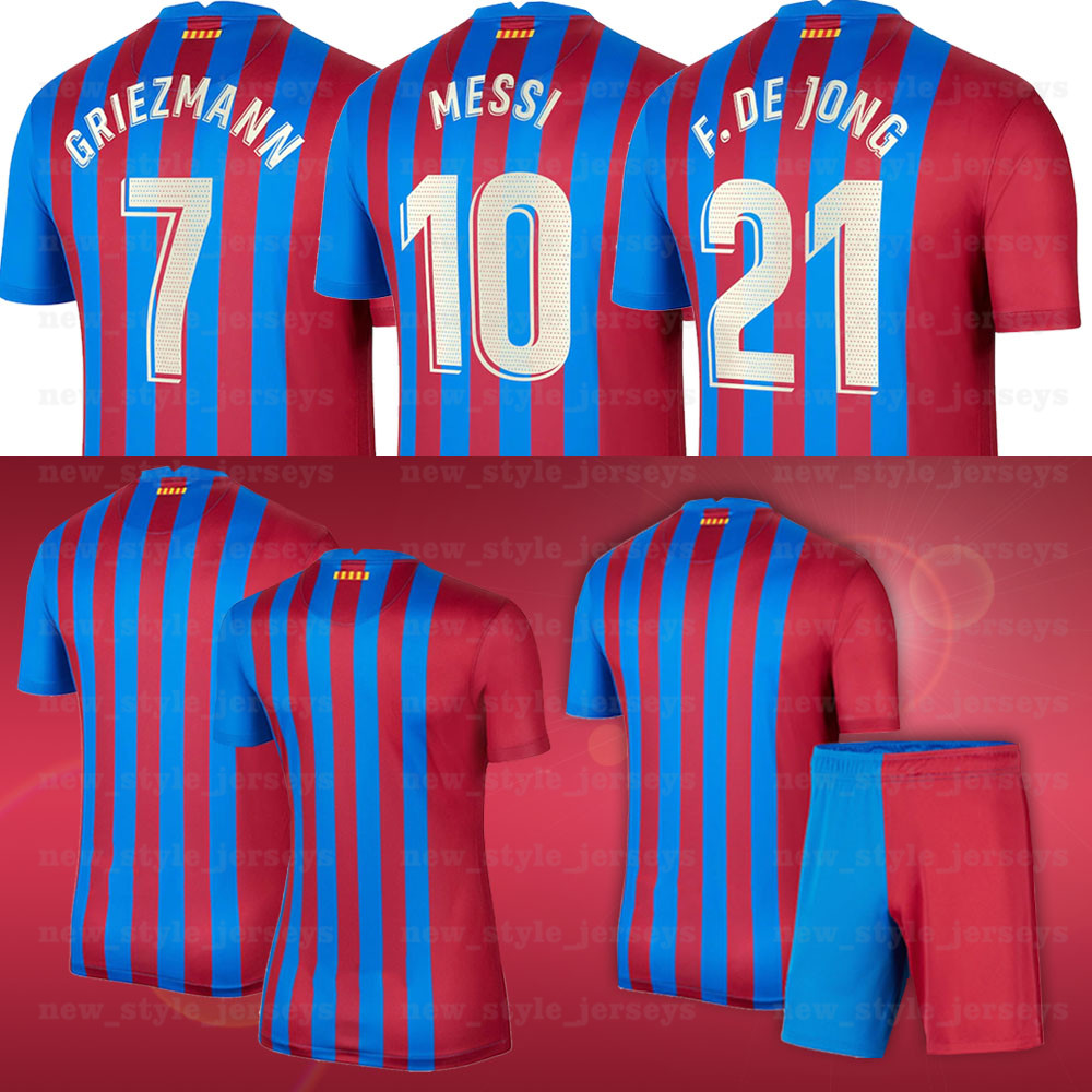 10 Messi Barcelona Soccer Jerseys Men kids F. DE JONG KUN AGUERO Umtiti Suarez Griezmann PEDRI ANSU DEST FATI JUNIOR COUTINHO Thailand Camis, Black;yellow
10 Messi Barcelona Soccer Jerseys Men kids F. DE JONG KUN AGUERO Umtiti Suarez Griezmann PEDRI ANSU DEST FATI JUNIOR COUTINHO Thailand Camis, Black;yellow